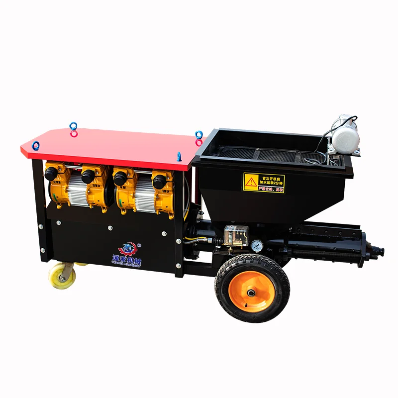 Construction Machinery Stucco Mortar Spray Plaster Pump Machine