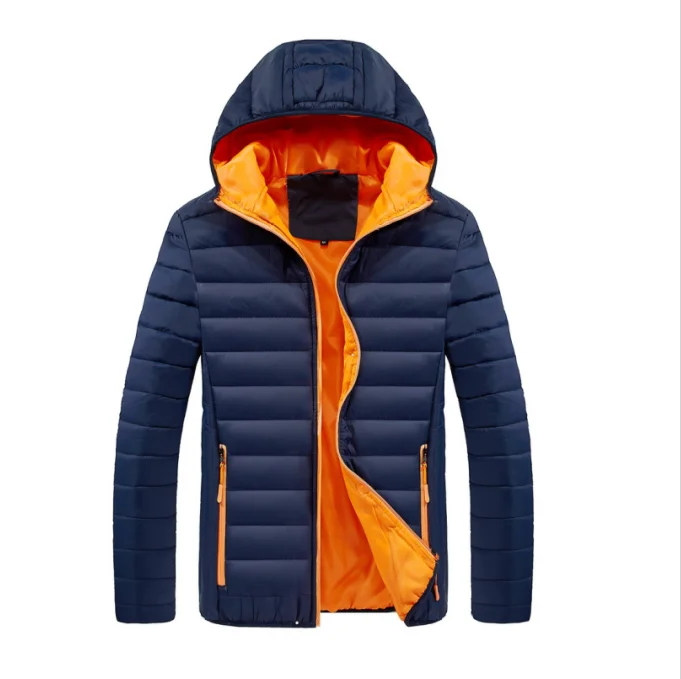 2020 New OEM Mens Puffer Windbreak Waterproof Customize Men Quilted Cotton Jacket for Winter Relaxtion-Safari