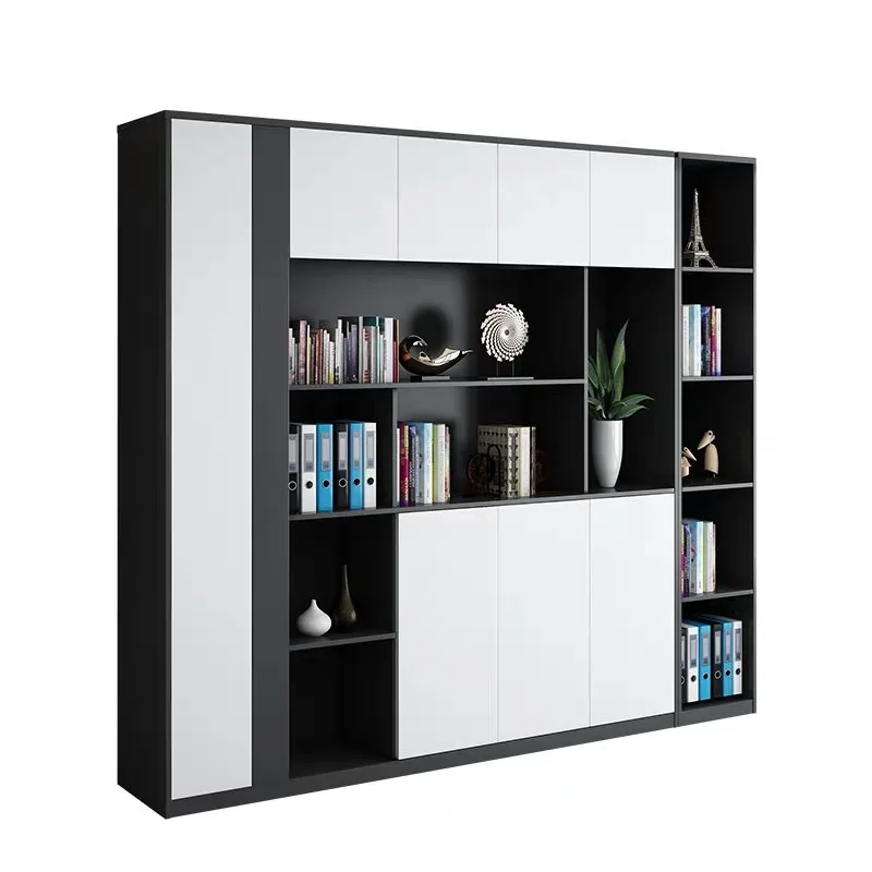 commercial Office Furniture boss Office Room Filing Cabinet Modern Wood Storage Cabinet Home School display bookcase Use High
