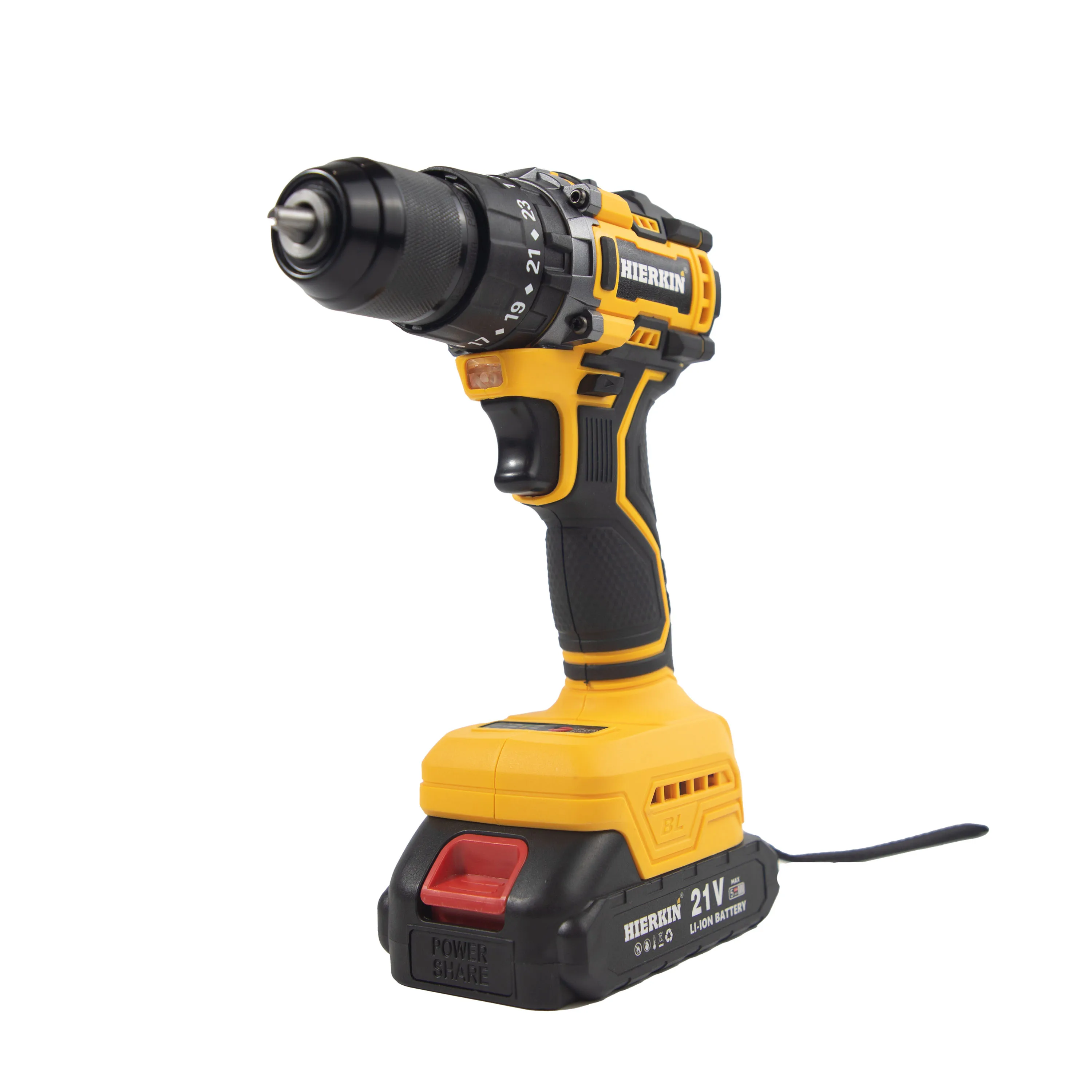 HIERKIN High Quality Hammer Drill Cordless Cordless Power Tool Set Taladros Inalambricos Motor Electric Machine Cordless Drill