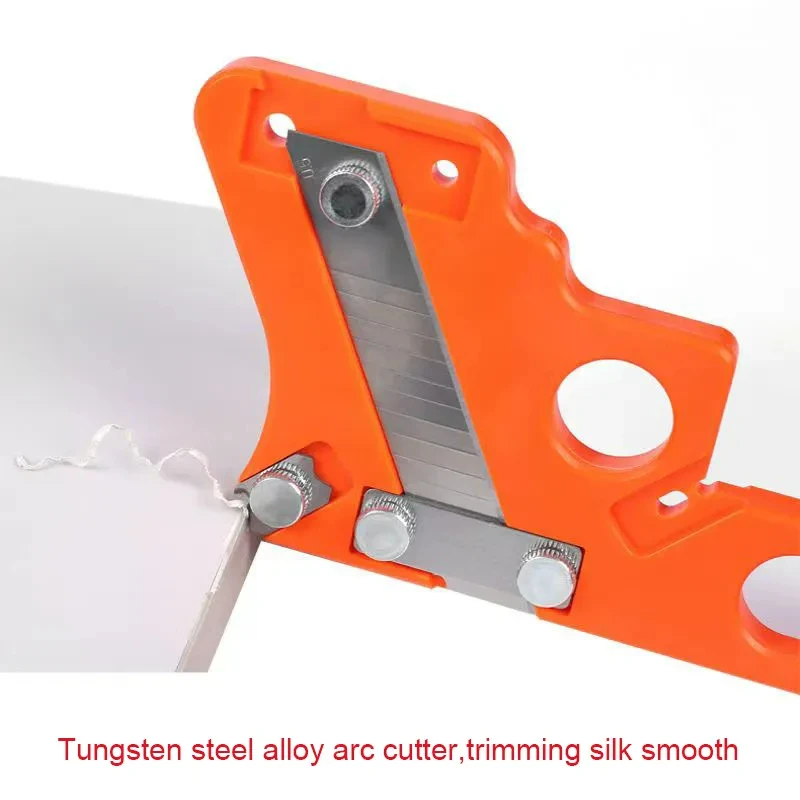 Woodworking Edge Strip Trimming Knife Deburring Rounded Arc Manual Planer tool