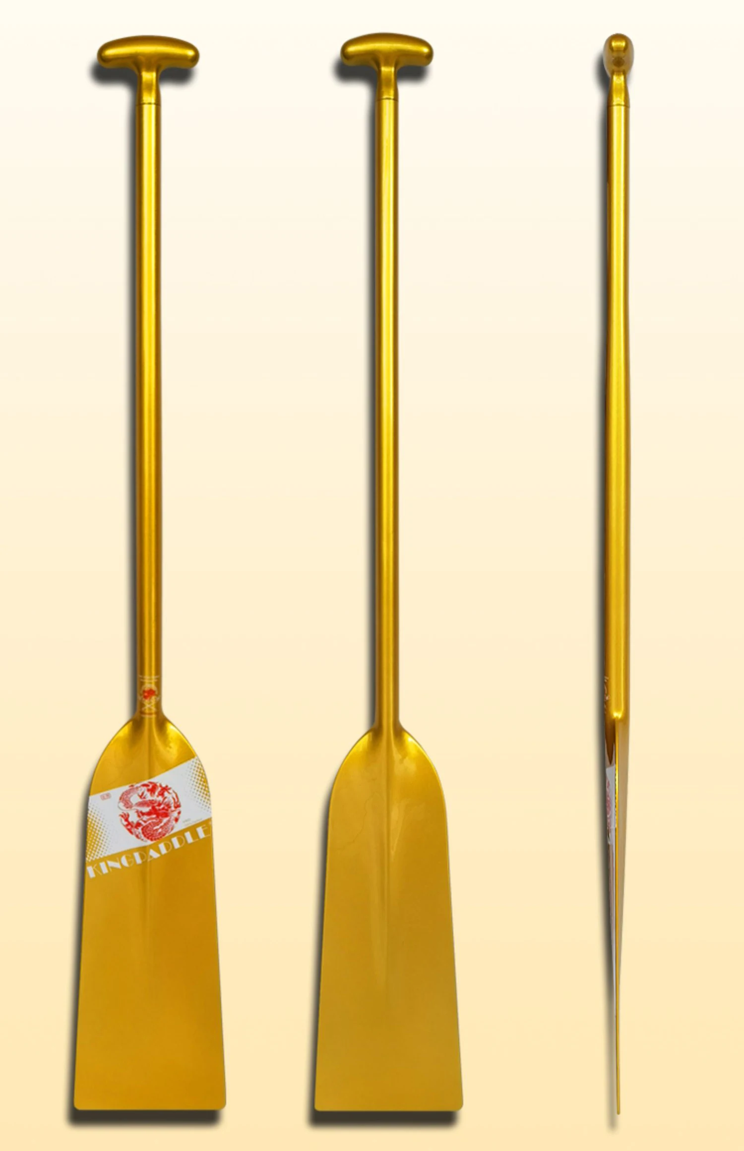 Kingpaddle 1 шт. золотистый цвет углеродный дракон лодка весло