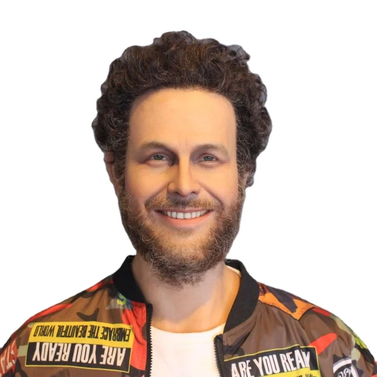 Factory customized hyper realistic silicone wax figure life size waxwork for sale