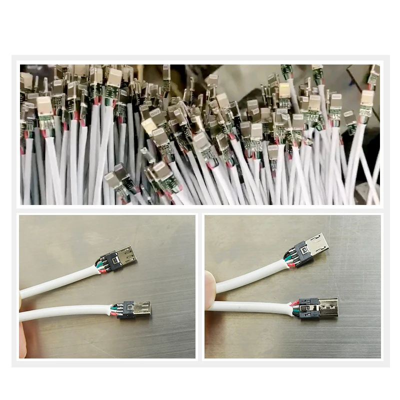 Полностью автоматическая машина для USB провода паяльная линия передачи данных терминал сварочный