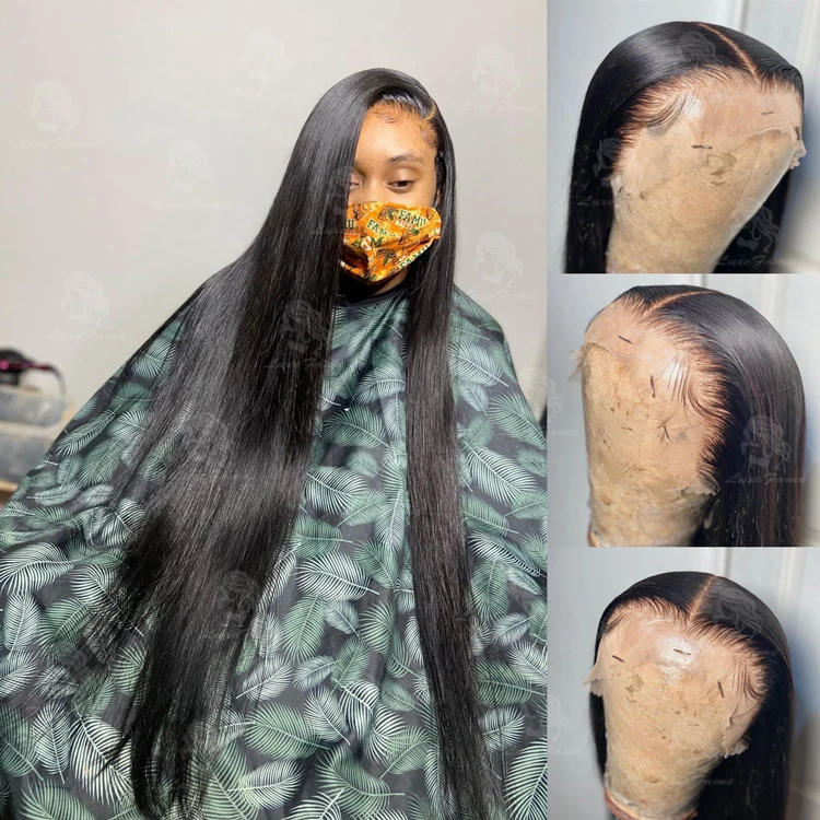 
Wholesale Hd Transparent Glueless Full Lace Wig,Hd Human Hair Lace Front Wig,Brazilian Full Lace Human Hair Wig For Black Women 