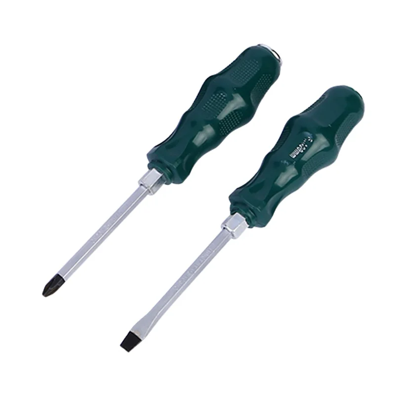 No.79006  Strikable Slotted / Phillips Magnetic Screwdriver Hex Shaft Cross Through The Ergonomics Handle