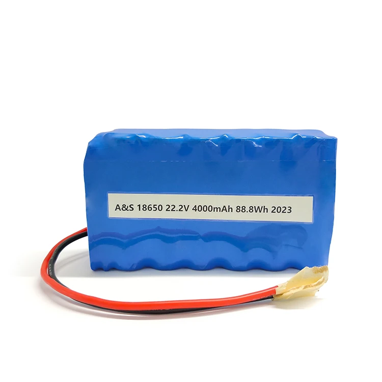 Factory 18650 Li-ion Battery 22.2V 4Ah Lithium Ion 6S2P Customized Pack