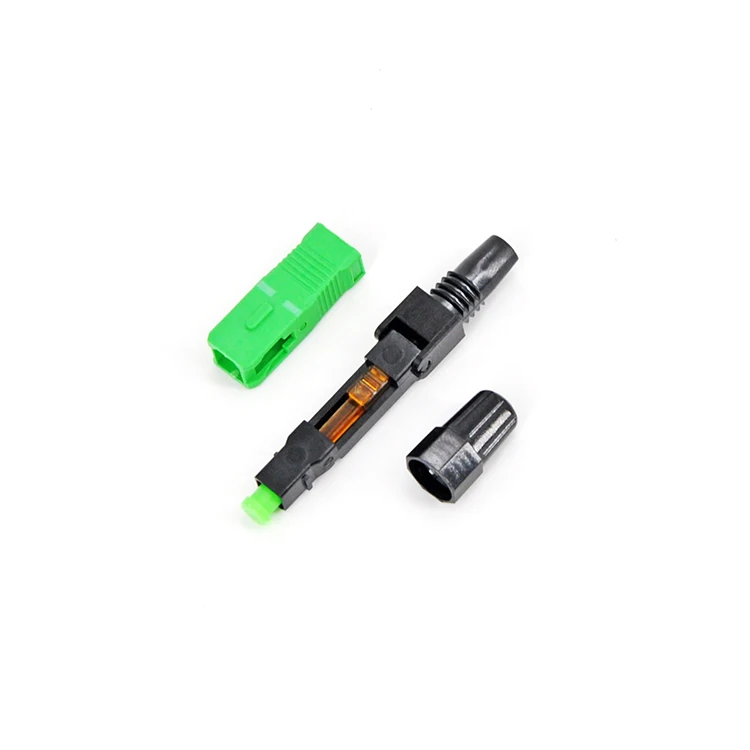 UT-King FTTH Fiber Fast Connector Quick Assembly Conector SC APC Splice On Fast Connector 0.2dB