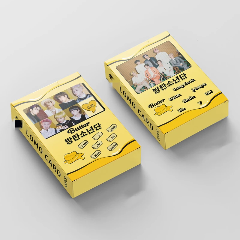 55 pieces/set wholesale BTS Butter Album K-pop Bangtan Boy Butter Lomo Card Photo card BTS Butter Album