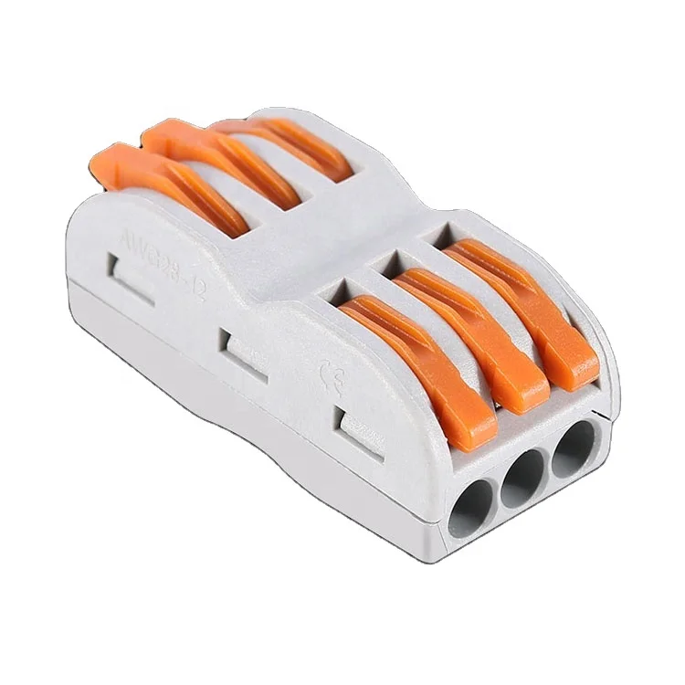 SPL3 Quick Electric Connector Tap Connector 3 in 3 out Terminal Block Type Wires joint Connector