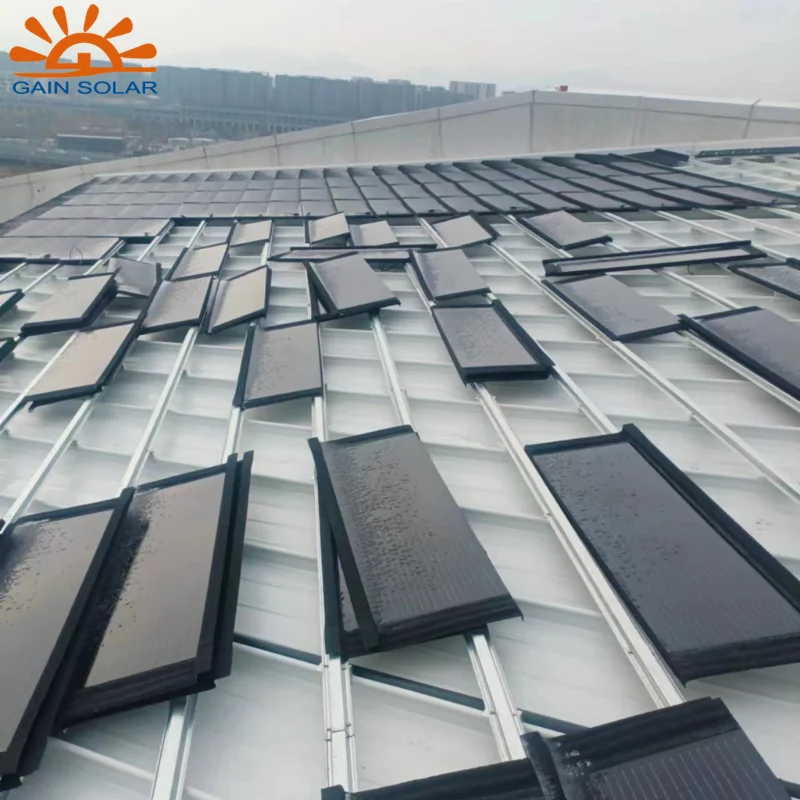 Photovoltaic Roofing T Max L B 80W Light 6Kg Roof Tile Mould Slate Pvc Roof Tile