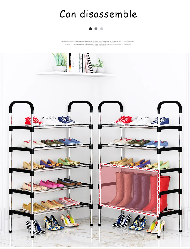 storage rack 6 layers shoe rack cabinet foldable organizer display shoe rack cabinet