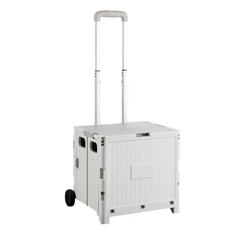 Wholesale Foldable Utility Cart Portable And Convenient Trolley  Shopping Pull Trailer For Travel&Shopping