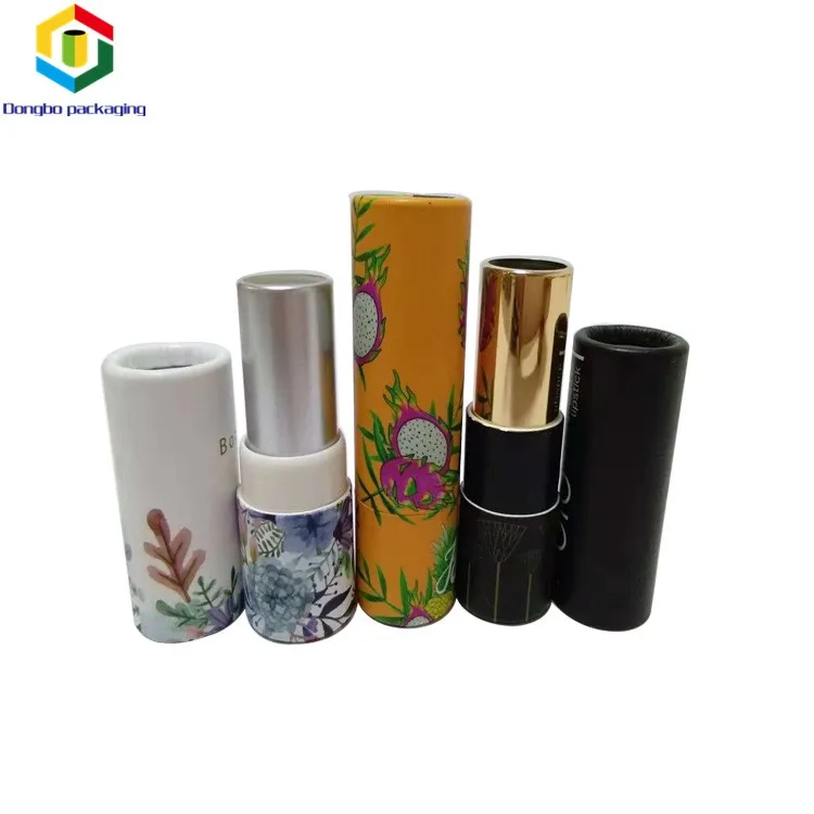 Eco Friendly Twisted Up Lipstick Container Paper Cardboard Tube For Lipstick