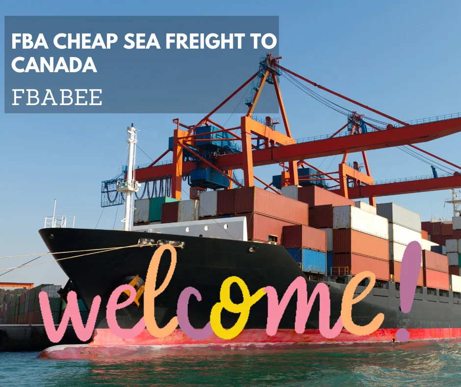 FBABEE Sea Shipping to FBA FBA from China to Canada by Sea FBA Freight Forwarder Small Parcel Delivery SPD LTL Method