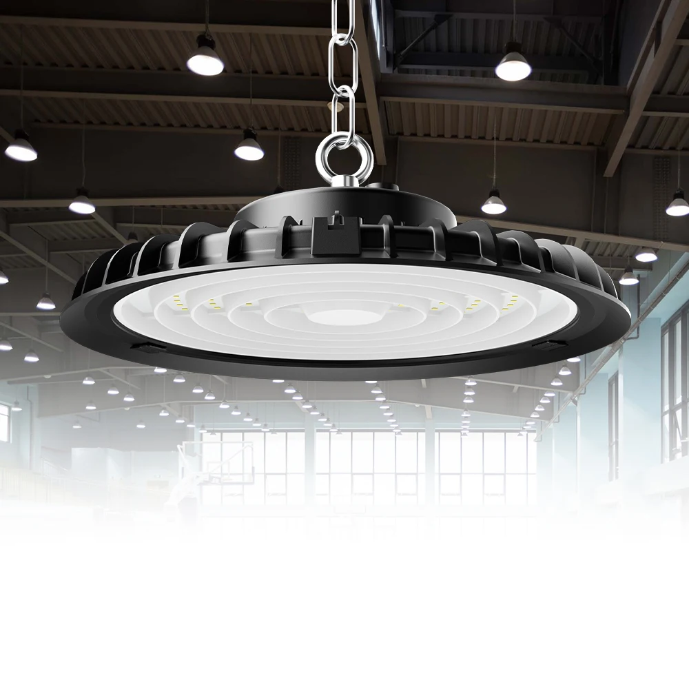 Высоколюмен SMD 3030 IP65 водонепроницаемый потолочный светильник 100 150 200 ватт склад завод светодиодный Ufo High Bay свет