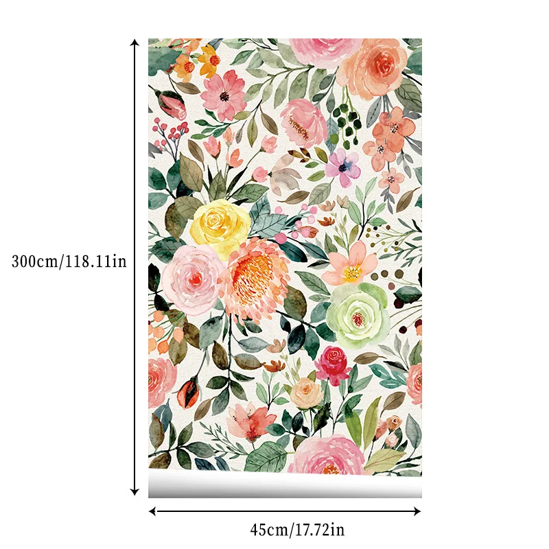 Furniture Renovation Wardrobe Cupboard Sticker European Decor Bedroom Wall Dinning Room Wallpaper Table Cabinet Contact Paper