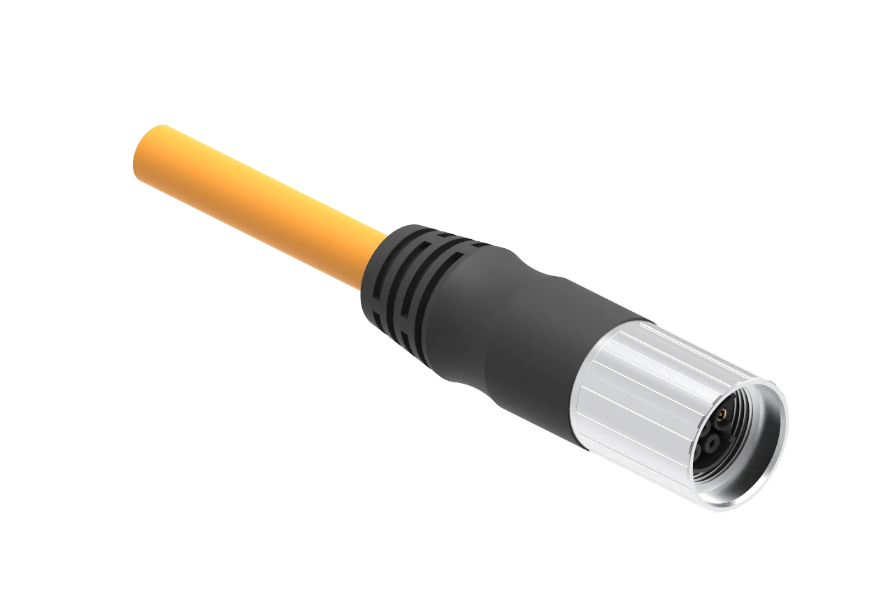M17 17pins Male external thread moleded signal aviation circular connector can be connected with Phoenix products