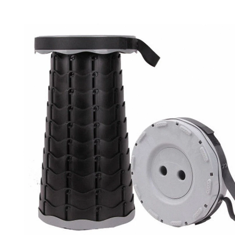 New high molecular weight polypropylene portable telescopic stool custom design folding telescopic stool