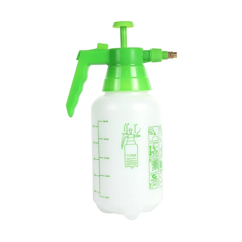 Brass nozzle Manual Pressure Pump Sprayer Plastic Pressurized Water Sprayer
