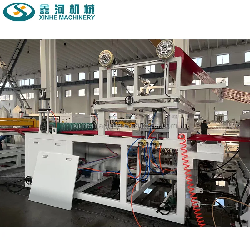 1220mm 450~550kg/h Single layer tile PVC roof tile making machine