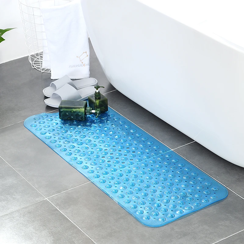 Customised Non Slip Anti Bacterial PVC Shower Mat for Bathroom