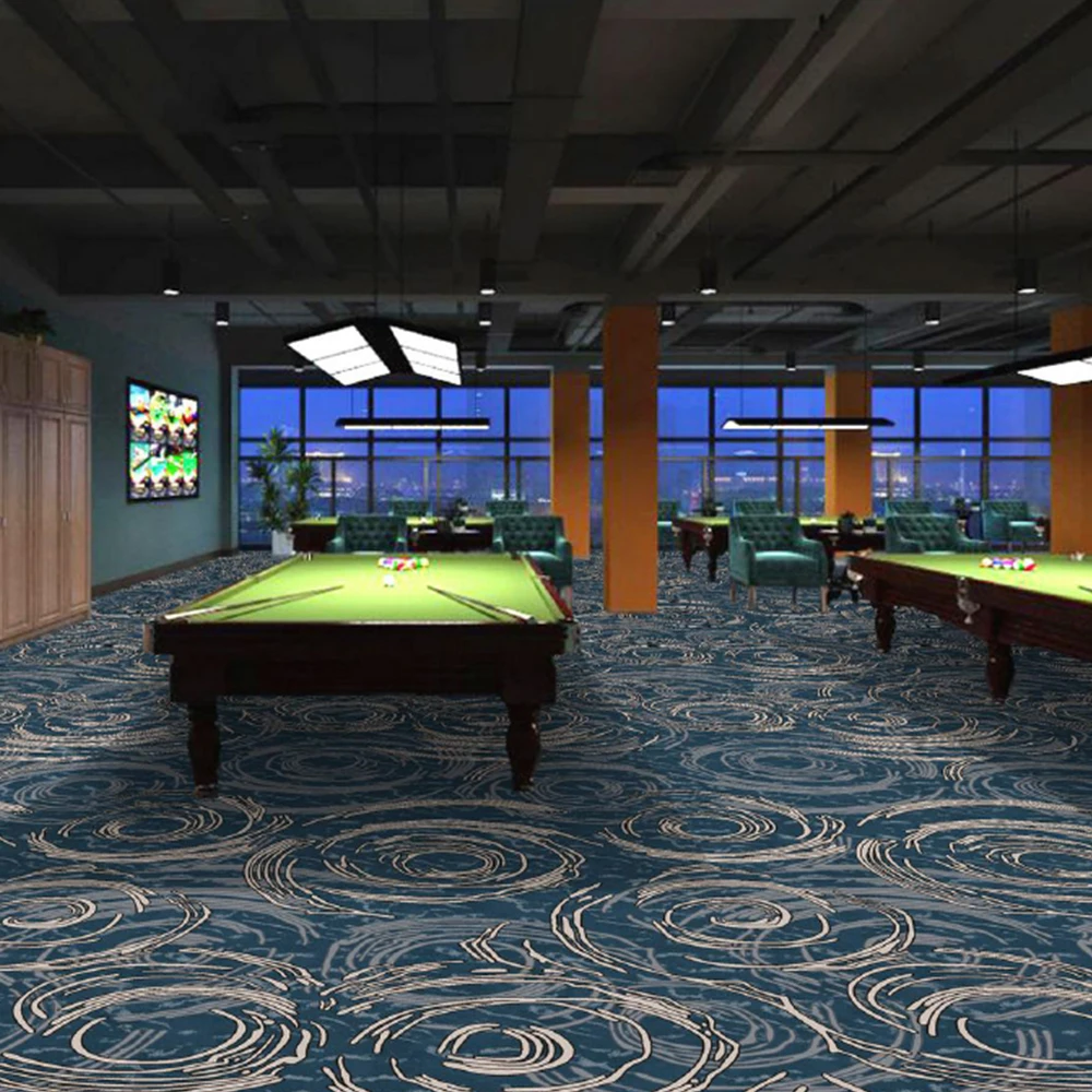 wholesale high quality eco-friendly large flooring whole room 3D carpet billiard KTV casino office carpet