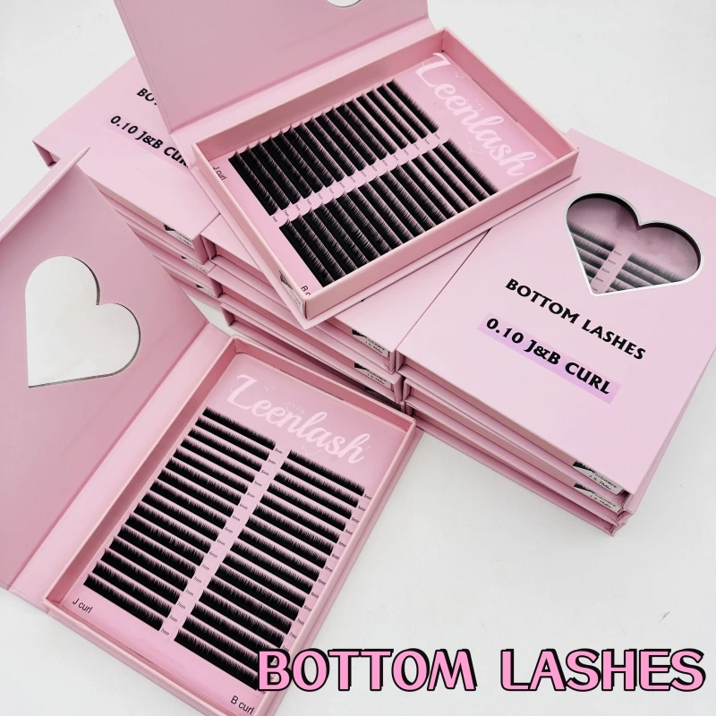 Cashmere Deep Dark Fluffy Matte Black Easy Fanning 0.02 0.03mm volume Lash Extension Mix Tray Custom Eyelash Extension