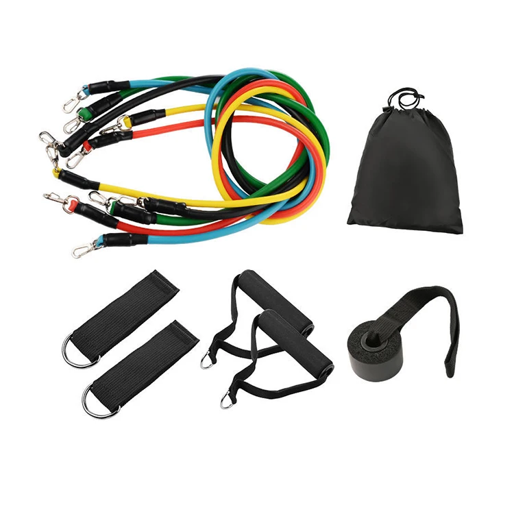 Custom logo Soft Training Elastic Rubber Gym Resistance Tubing Expander Tube