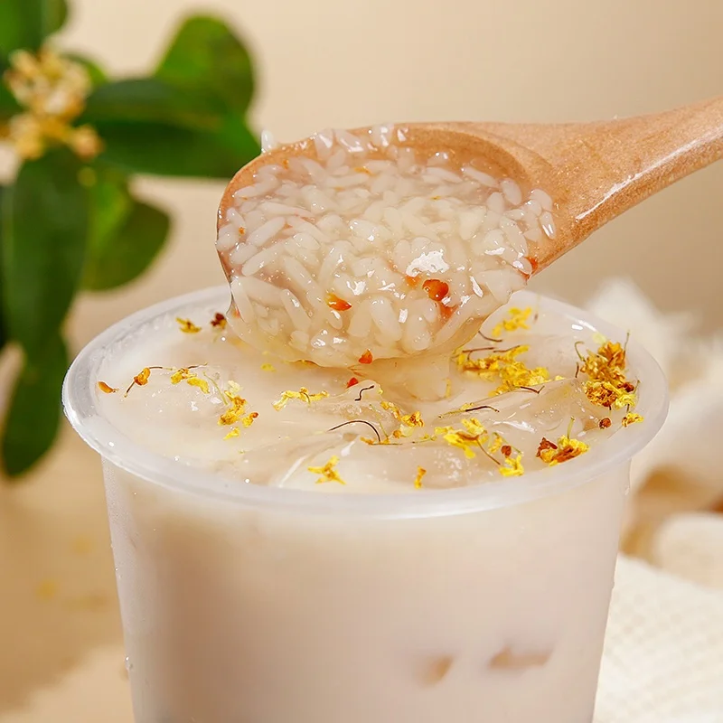 2022 New Product 900g Osmanthus Rice Wine, Chinese White Rice for Hot Drinks and Bubble Tea