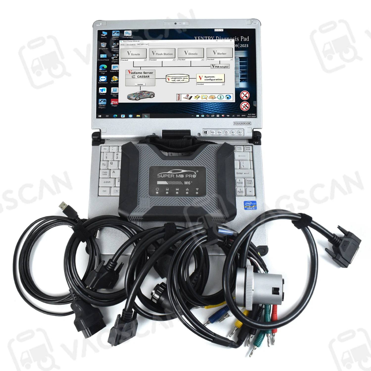 Super MB PRO M6 + DOIP с SSD мультиплексором новый Lan OBD2 16pin основной тест CF C2 программное обеспечение для установки ноутбука