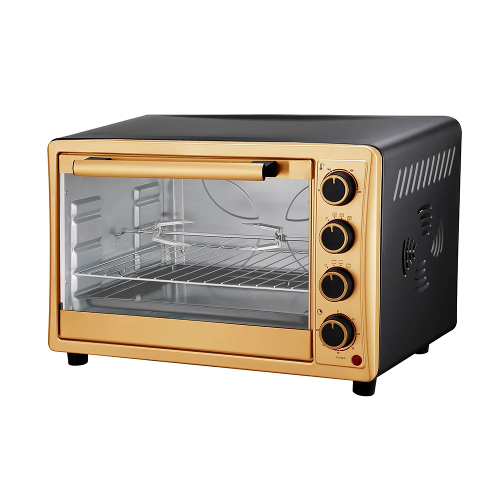 35L Smart Mini Oven with Air Fryer & Toast Functions Multifunctional Electric Oven with Temperature Control for Cookies Baking