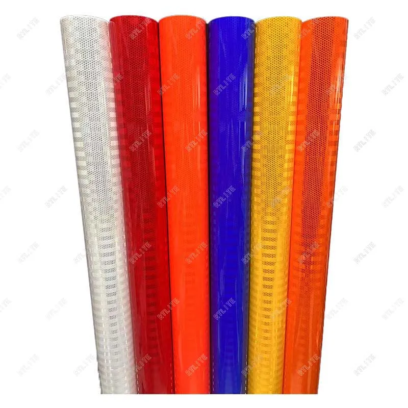 Silk Screen Printing Vinyl Road Sign Safety Diamond Grade Prismatic Reflecting Sheeting Film Reflective Vinyl Roll