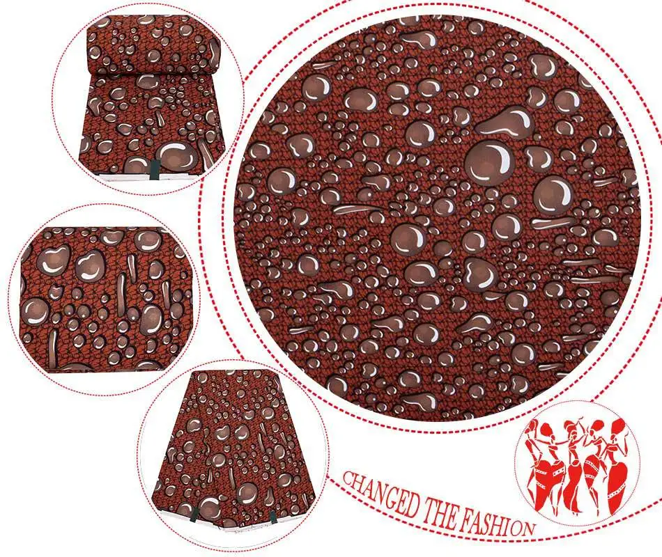 2021 New arrived women ankara wax printed fabric 6 yards 100% cotton super wax hollandais ankara fabric