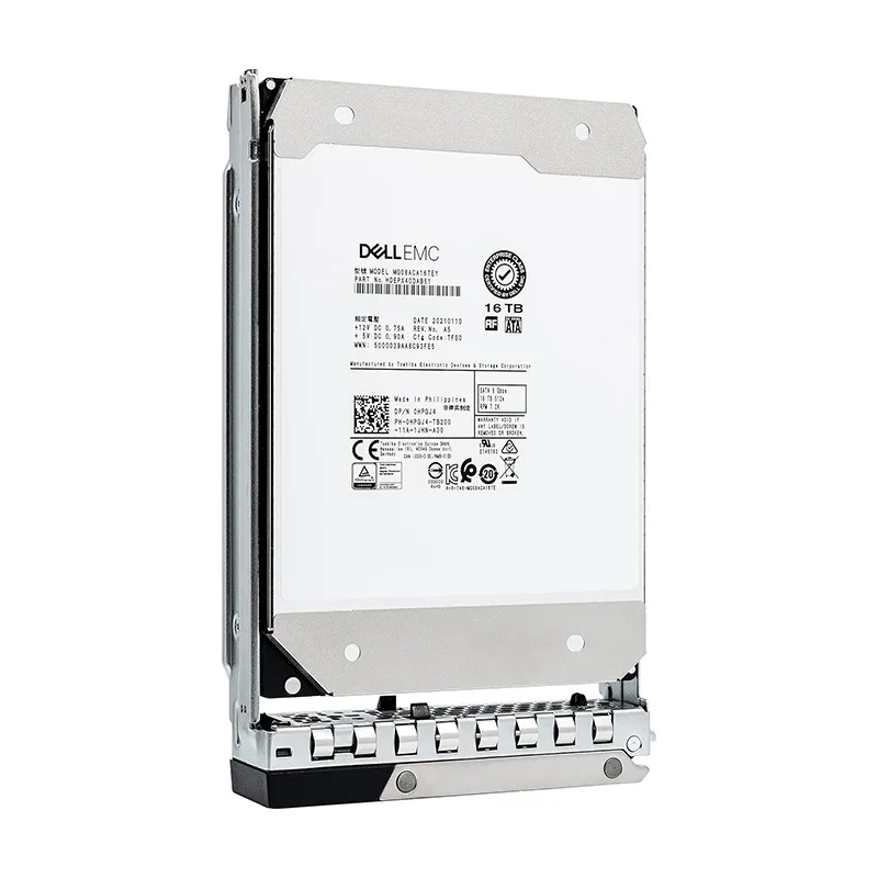 400-BHFE HDD оптом Dell 16TB 7 2 K SATA-6Gbps 512e 3.5in Горячая вилка жесткий диск серверная часть в наличии!