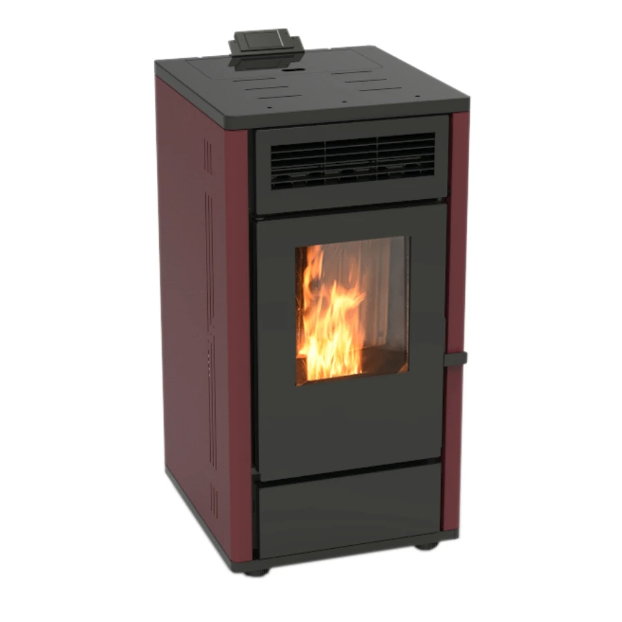 European style 10kw biomass wood pellet stove high efficiency pellet stove burner