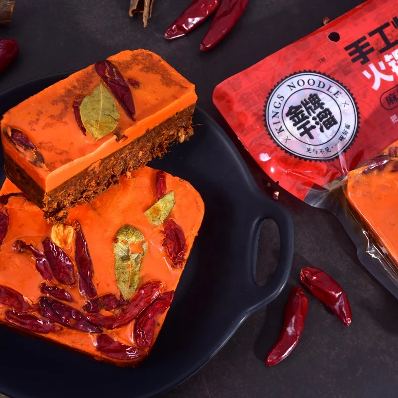 
Hot Sale Chongqing Hot Pot Seasoning Condiment Spicy Flavor Hotpot Soup Base 400g 