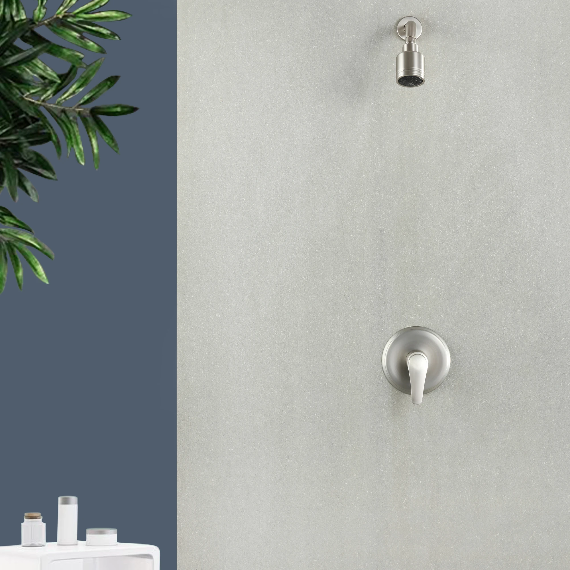 cUPC thermostatic wall mount polished brass black bathroom bath rotating spray shower head faucet mixer set