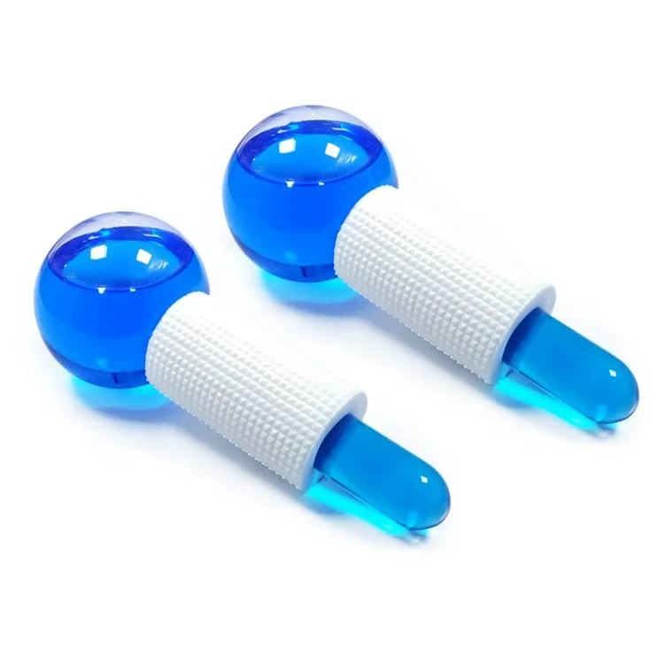 Beauty tighten skin pores 2PC facial roller tools ice cooling face massage Ice globes Massage Globes Face Massage Ice Globes