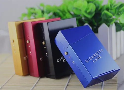 Factory Direct Supply Custom made Cigarette product Aluminium Cigarette Case/cigarette box/Tobacco Box