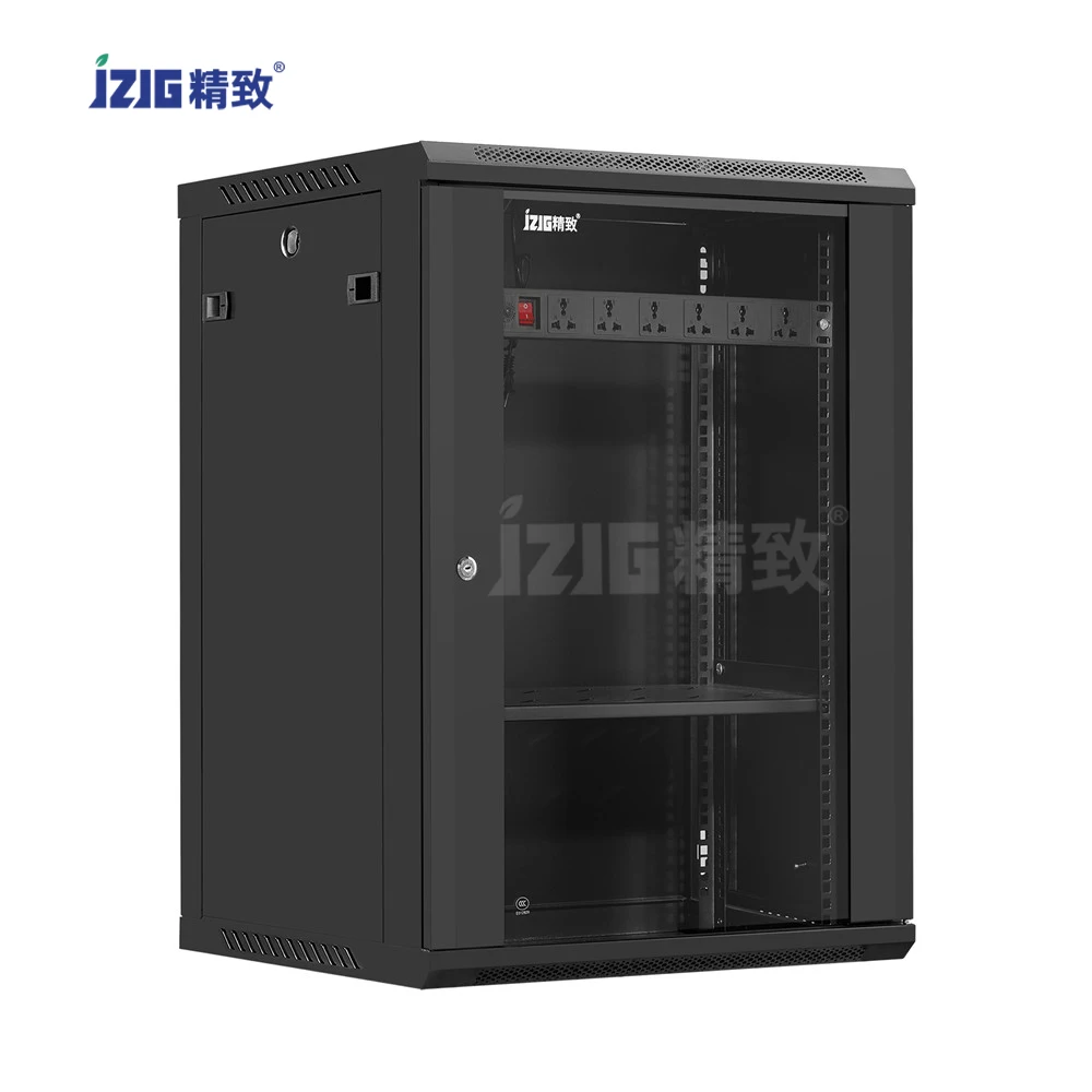 Настенная стойка 19 дюймов 18U 600*450 сетевая серверная Ddf сетевой шкаф плоская упаковка
