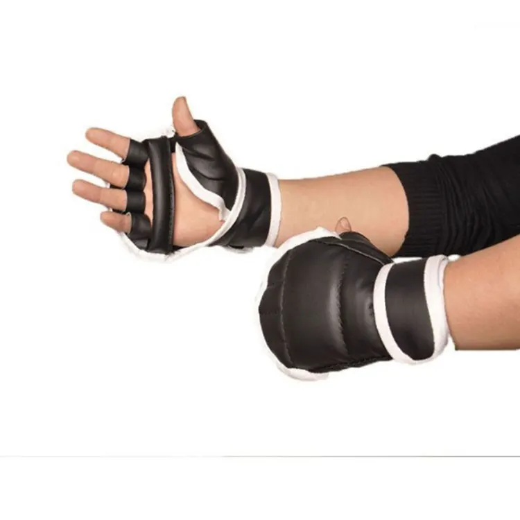 High Quality Half Finger Sanda Taekwondo Mma Gloves