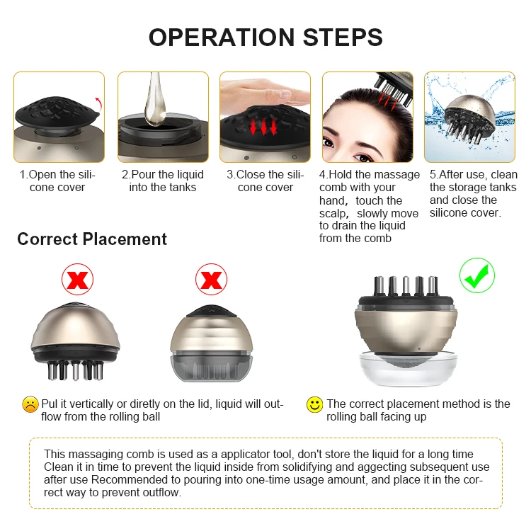 Антистатическое оборудование для ухода за волосами и массажа, щетка для ухода за волосами, восстанавливающая расческа, терапия против выпадения волос