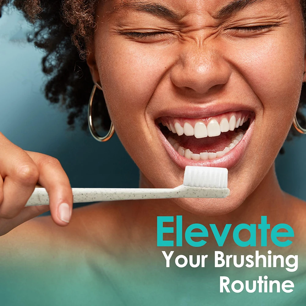 Travel Size Wheat Straw Toothbrush Tube Toothpaste Elevate Brushing Routine Dental Kit Set For Hotel