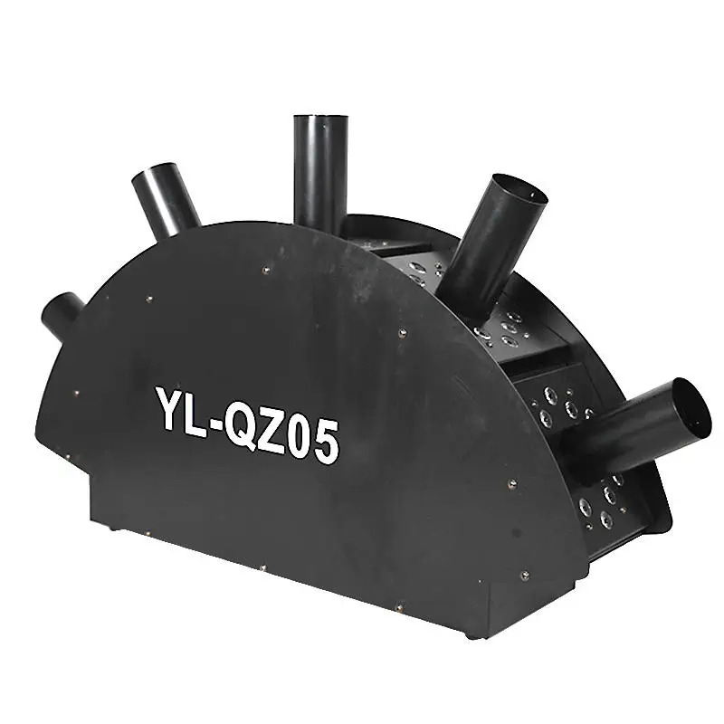 Effect Confetti Stage Dmx Led Control For Blower Gun High Carbon Dioxide 5 Head Yl-Qz09 12Pcs 3W Rgb 3In1 Party Co2 Jet Machine