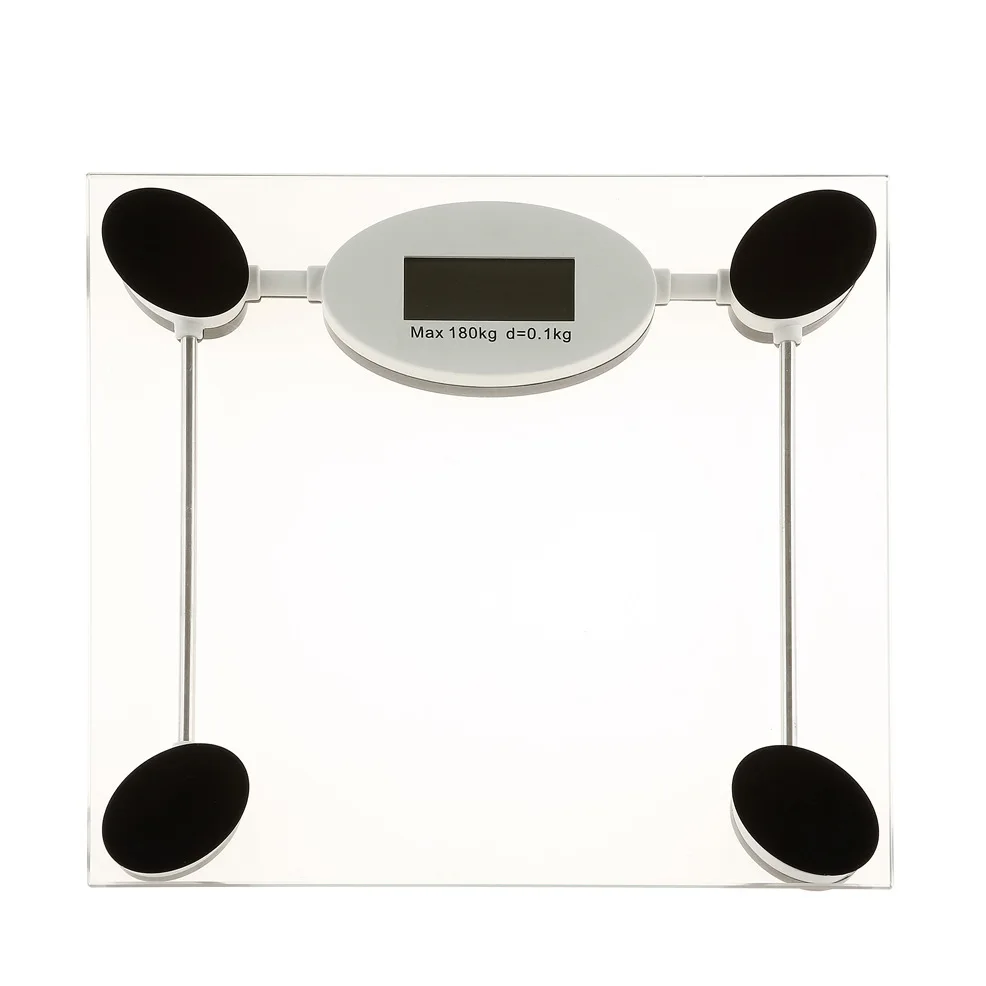 Manufacturers wholesale support custom foreign trade square transparent electronic body weight  digital body weighting scale