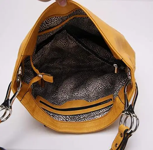 Brown Color Vegan Leather Hobo bag for Women Satchel Tote shoulder Bag