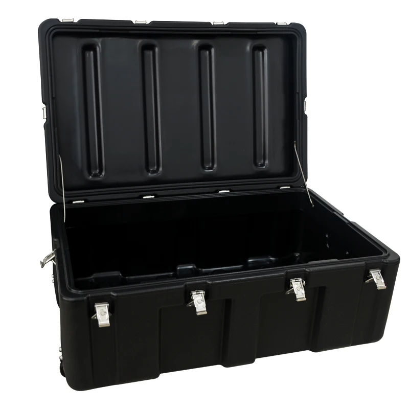 ZX-835332 83x53x32   Storage Heavy Duty Plastic Roto-Molded Tool Case Cargo Box military hard case