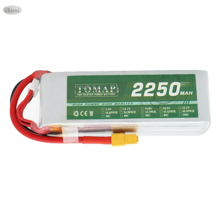 Customized drone batteries 25c 50c lipo 3 cell baterias de litio 11.1v 2200mah rc battery pack for model helicopter