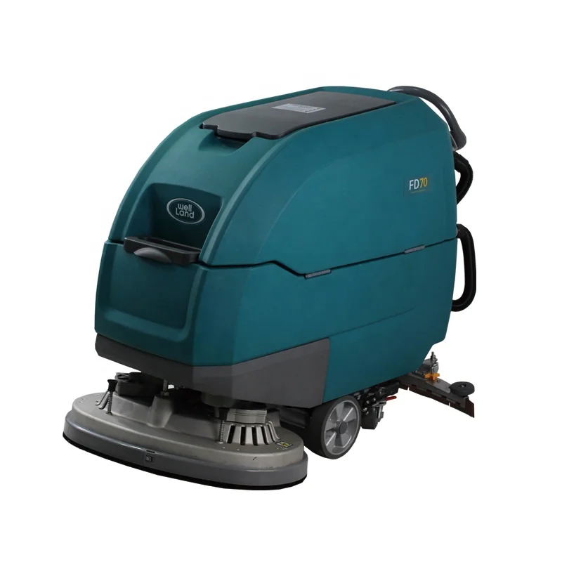 Top Quality Hardwood Floor Washing Low Noise Hand Push Floor Scrubber Walk Behind Auto Scrubber